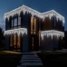Уличная гирлянда Бахрома 50 м 600 LED белый провод Белый 50MWW