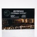 Новогодняя гирлянда уличная 30 м 300 LED с солнечной батареей черный провод Желтый SB300L30MBY