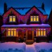 Уличная гирлянда бахрома 20 (м) 390 led светодиодов наружная мультиколор черный провод 20MBML