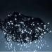 Новогодняя гирлянда уличная Бахрома 36 м 600 LED черный провод Белый 36МBW