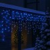 Уличная гирлянда Бахрома 12 м 200 LED белый провод Синий 12MWBL