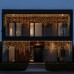 Уличная гирлянда Бахрома 25 м 405 LED черный провод Желтый 25MBY