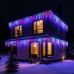 Уличная гирлянда Бахрома 25 м 405 LED черный провод Мультиколор 25MBML