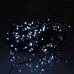 Новогодняя гирлянда уличная 30 м 300 LED с солнечной батареей черный провод Белый SB300L30MBW