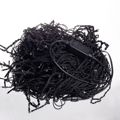 Уличная гирлянда Бахрома 50 м 840 LED черный провод Мультиколор 50MBML
