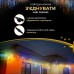 Уличная гирлянда бахрома 12 (м) 200 led светодиодов наружная мультиколор черный провод 12MBML