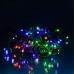 Новогодняя гирлянда уличная Бахрома 6 м 105 LED черный провод Мультиколор 6МBML