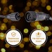 Гирлянда уличная лента светодиодная Дюралайт 240 LED 7м морозоустойчивая прозрачный провод Желтый DR10МY