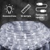 Гирлянда уличная лента светодиодная Дюралайт 480 LED 16м морозоустойчивая прозрачный провод Белый DR20МW