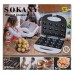 Орешница Sokany SK-809 на 12 орешков с антипригарным покрытием 750 Вт