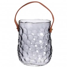 Ваза сумочка с ручкой 13×9.5×18 см декоративная Серый HP-19-153-5