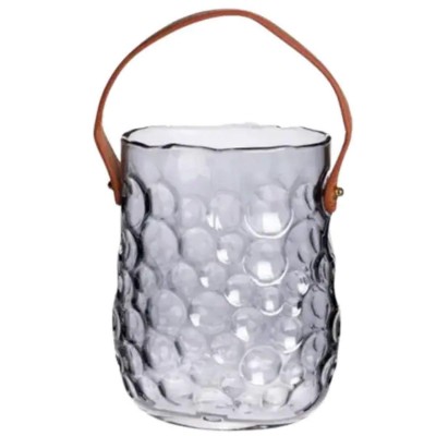 Ваза сумочка с ручкой 13×9.5×18 см декоративная Серый HP-19-153-5