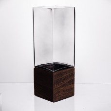 Ваза для цветов квадратная стеклянная 10×10×30 (см) декоративна HP-19-160-4