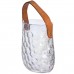 Ваза сумочка с ручкой 13×9.5×18 (см) декоративная стеклянная ваза для цветов 1.2 (л) Прозрачный HP-19-153-6