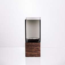 Ваза для цветов квадратная стеклянная 8×8×20 (см) декоративна HP-19-160-1