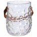 Ваза сумочка с ручкой 13×9.5×18 (см) декоративная стеклянная ваза для цветов 1.2 (л) Прозрачный HP-19-153-6