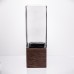 Ваза для цветов квадратная стеклянная 10×10×30 (см) декоративна HP-19-160-4