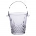 Ведерко для льда стеклянное 1 л с металлическими щипцами HP-19-21GLASS