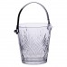 Ведерко для льда стеклянное 1 л с металлическими щипцами HP-19-22GLASS
