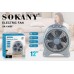Электрический настольный вентилятор Sokany Electric Fan 5 лопастей 3 скорости вентилятор настольный SK19006