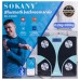 Смарт весы электронные Sokany 26х26 см до 180 кг с Bluetooth Фиолетовый SK-19029V