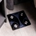 Смарт весы электронные Sokany 26х26 см до 180 кг с Bluetooth Черный SK-19029B