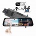 Видеорегистратор зеркало с камерой заднего вида Touch Screen Super FULL HD парктроник Vechicle Blackbox DVR