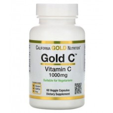 Витамин C California Gold Nutrition 1000 МЕ 60 капсул