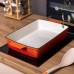 Форма для запекания чугунная 3 л, оранжевый Yiwu HP-FLG-16 ORANGE