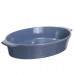 Форма для запекания овальная 36×22.5×7 (см) 2 литра Голубой S1288