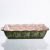 Форма для запекания Vintage 28×17×5 (см) прямоугольная форма для выпекания в духовке с ручками Зеленая HM05-10