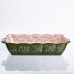 Форма для запекания Vintage 28×17×5 (см) прямоугольная форма для выпекания в духовке с ручками Зеленая HM05-10