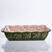 Форма для запекания Vintage 28×17×5 (см) прямоугольная форма для выпекания в духовке с ручками Зеленая HM05-10