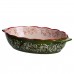 Форма для запекания Vintage 25×15×5 (см) овальная с ручками Зеленая HM05-01