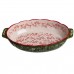Форма для запекания Vintage 30×18×5 (см) овальная форма для выпекания в духовке с ручками Зеленая HM05-02