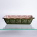 Форма для запекания Vintage 28×17×5 (см) прямоугольная форма для выпекания в духовке с ручками Зеленая HM05-10