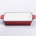 Форма для запекания чугунная 3 л, красный Yiwu HP-FLG-16 RED Форма для запекания чугунная 3 л, красный Yiwu HP-FLG-16 RED