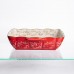 Форма для запекания Vintage 28×24×6 (см) квадратная форма для выпекания в духовке с ручками Красная HM04-15