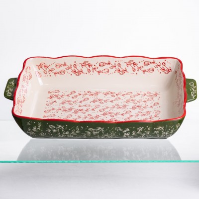 Форма для запекания и сервировки Vintage Прямоугольная с ручками HM05-12