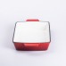 Форма для запекания чугунная 3 л, красный Yiwu HP-FLG-16 RED