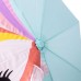Классический детский зонт-трость механический из полиэстера прочный надежный 8 спиц диаметр 89 см Мятный HP-23-12M